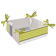 Home Elements Cotton bread basket, Enjoy life, 17×17 cm - Small Basket