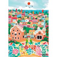 TREFL Puzzle Premium Plus The Art of Colour: Barelona, Spain 1000 pieces - Jigsaw Puzzle