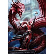 TREFL Puzzle Premium Plus Fantasy Collection: the Scarlet Mage 1000 pieces - Jigsaw Puzzle