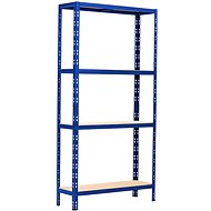 Trestles Shelf rack 1+1 blue - Shelving Unit