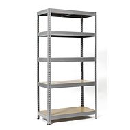 Trestles Shelf rack 1800 × 1000 × 400 mm, load capacity 2000 kg, grey - Shelving Unit