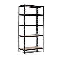 Trestles Shelf rack 1800 × 900 × 500 mm, black - Shelving Unit
