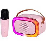 Trevi XR 8A01 +BT Miniparty Karaoke speaker pink - Bluetooth Speaker