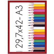 TRADAG Polaris red 29,7 x 42 /A3/plexi - Photo Frame