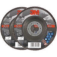 3M 769F Laminate Wheel, diameter 115 mm, grit 120+, 2 pcs - Lamellar Disc