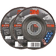 3M 769F Laminate Wheel, diameter 115 mm, grit 80+, 2 pcs - Lamellar Disc