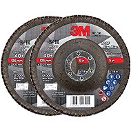 3M 769F Laminate Wheel, diameter 125 mm, grit 40+, 2 pcs - Lamellar Disc