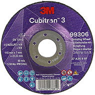 3M Cubitron 3 Abrasive Wheel, 115 × 7 mm, 99306 - Grinding Wheel
