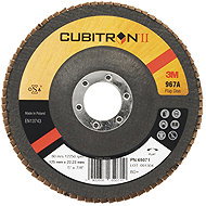 3M Cubitron II 969F Laminate wheel, diameter 115 mm, grit 40 - Lamellar Disc