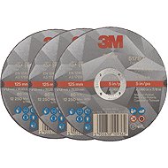 3M Silver Cutting Wheel, 125 × 1.6 mm, 3 pcs - Grinding Wheel
