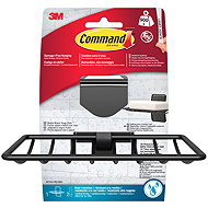 3M Command™ Bathroom Soap Dispenser including two fixation straps, matte black, 9.5 × 8.8 cm - Soap Dish