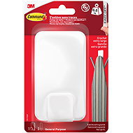3M Command™ Large hook with three fixation strips, white, load up to 6.8 kg - Hooks