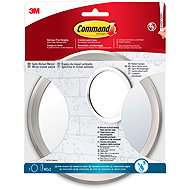 3M Command™ Bathroom Mirror including fixing strips, matt, 15 cm - Mirror