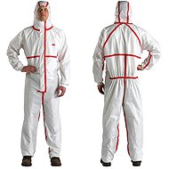 3M Protective Chemical Coverall 4565, Type 4/5/6, Size - L - Workwear