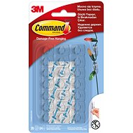 3M Command™ clear self-adhesive plastic hooks, mini version, 20 pcs - Adhesive Hook