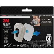 3M Particulate Filters P3 and Filter Holder 501 5935-1 - Respirator Filter