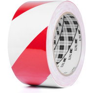 3M™ Safety Marking PVC Adhesive Tape 766i, 50 mm × 33 m, red and white - Caution Tape