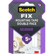 3M Scotch® double-sided foam mounting tape for wet areas, 19 mm × 1.5 m - Double-sided tape