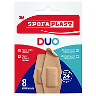 3M Spofaplast Duo patches, mix of different types, pack of 8 - Plaster
