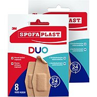 3M Spofaplast Duo plasters, mix of different types, pack 2x 8 pcs - Plaster
