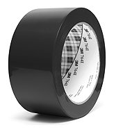 3M Universal marking PVC adhesive tape 764i, 50 mm × 33 m, black - Caution Tape