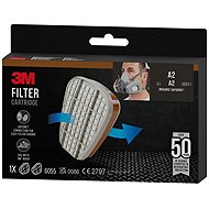 3M A2 Organic Vapour Filters 6055-1, 1 pair - Respirator Filter