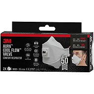 3M Aura Particulate Respirator 9332-2, with FFP3 valve, 2 pieces - Respirator