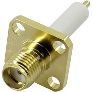 TRU COMPONENTS SMA-KFD 1372242 SMA Connector Socket, Built-in 50 - Cable Connector