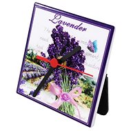 Home Elements Hodiny Levandule 11 cm - Table Clock