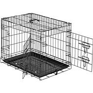 Tectake Transportní box pro psa přenosný, 60×44×51 cm - Dog Carriers