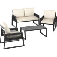 TecTake Captive - rope braid, aluminium frame - Garden Furniture
