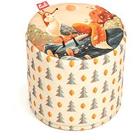 Tuli Otto removable cover - fox pattern - Ottoman
