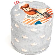 Tuli Otto removable cover - sailor pattern - Ottoman