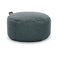 Tuli Pouf Lisbon non-removable cover - silver blue - Ottoman