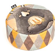 Tuli Puf non-removable cover - pattern love is in the bear - Ottoman