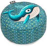 Tuli Puf non-removable cover - pattern gerda blue - Ottoman