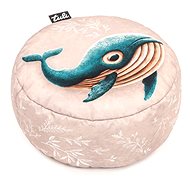 Tuli Puf non-removable cover - pattern gerda beige - Ottoman