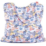 Tuli Smart snímatelný potah - vzor graffiti modrá - Bean Bag