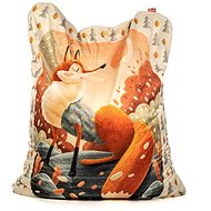 Tuli Sofa snímatelný potah - vzor liška - Bean Bag