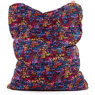 Tuli Sofa snímatelný potah - vzor graffiti černá - Bean Bag