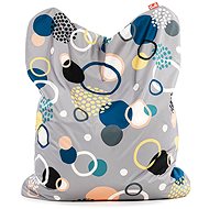 Tuli Funny removable cover - pattern circle grey - Bean Bag