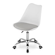 Textilomanie Pansy, white-grey - Office Chair
