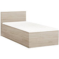 Textilomanie Sofia Bed 90 × 200 cm, Sonoma Oak, Slatted Frame, Without Mattress - Bed