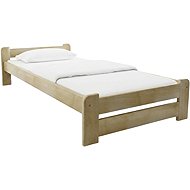 Textilomanie Emily Bed 90 × 200cm, Pine, Slatted Bed Base, Without Mattress - Bed