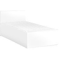 Textilomanie Sofia Bed 90 × 200 cm, White, with Slatted Frame, without Mattress - Bed