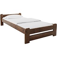 Textilomanie Emily Bed 90 × 200cm, Oak, Slatted Frame, Without Mattress - Bed