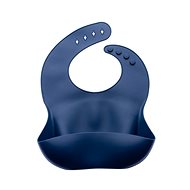 Take it shop silicone with pocket dark blue - Bib