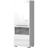 Jela Vitrína Piano V60V bílá lesk  - Vitrína
