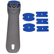 Plastic with handle with 3+3 blue blades, SCRAPERITE - Peeler