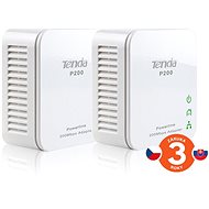 Tenda P200 kit Powerline Mini 2x Adapter, 200 Mbps, 2x LAN port, Plug & Play, power saving mode - Powerline